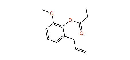 2-Allyl-6-methoxyphenyl propionate